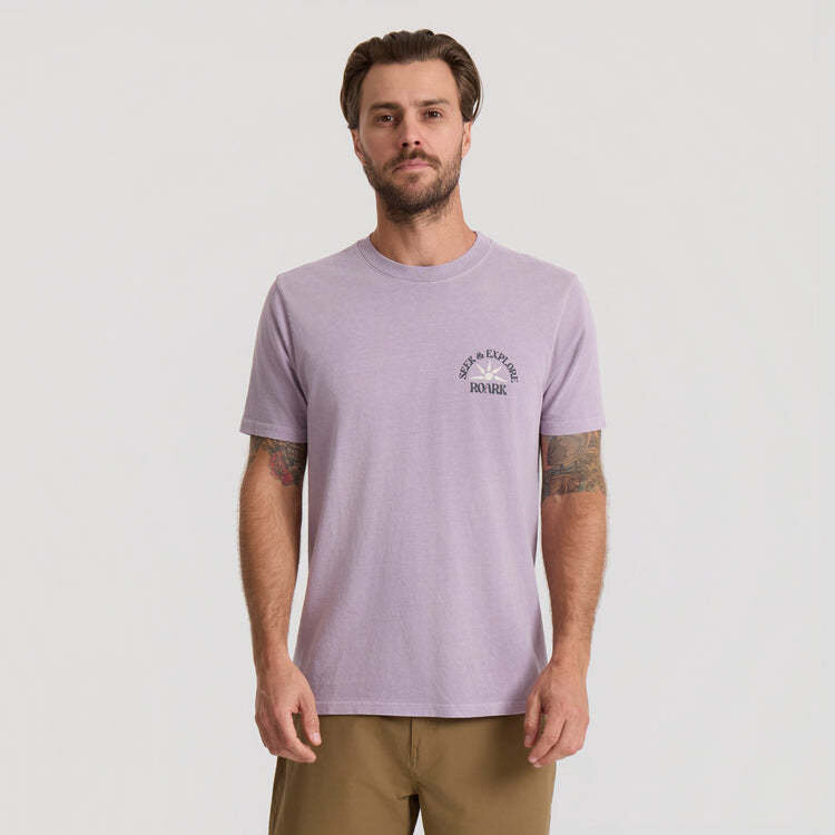 Roark Roark Seek & Explore Tee (Mens) | Dusty Lilac