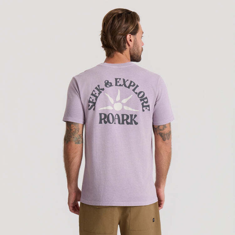 Roark Roark Seek & Explore Tee (Mens) | Dusty Lilac
