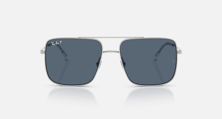 Ray Ban Ray Ban Ari Silver | Blue Polarized