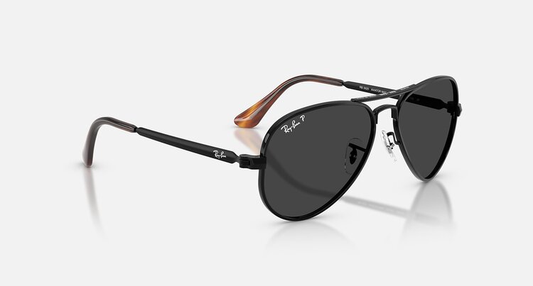Ray Ban Ray Ban Aviator Max Black | Black Polarized
