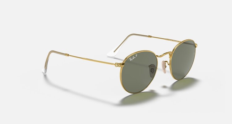 Ray Ban Ray Ban Round Metal Arista | G-15 Green Polarized