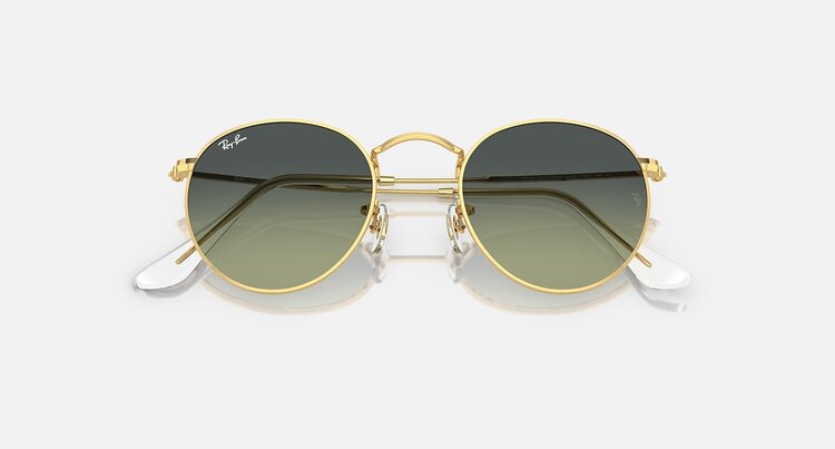 Ray Ban Ray Ban Round Metal Arista | Green Vintage