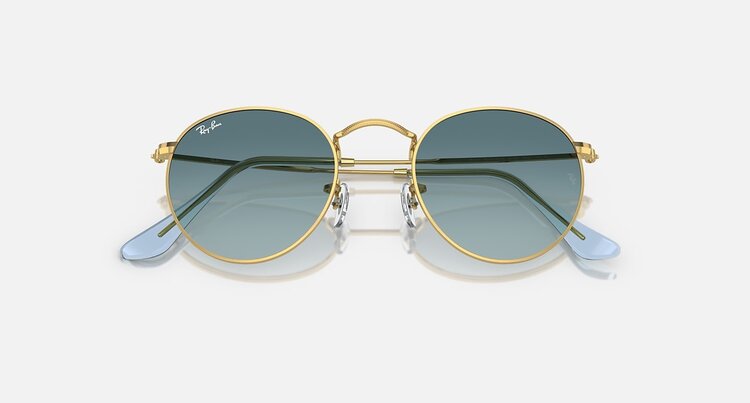 Ray Ban Ray Ban Round Metal Gold | Blue