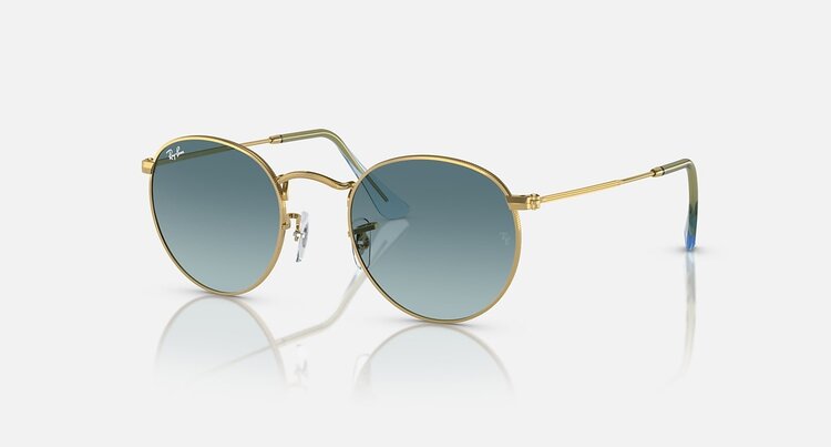 Ray Ban Ray Ban Round Metal Gold | Blue