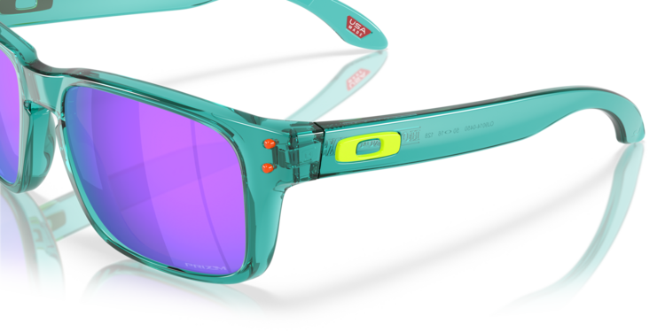 Oakley Oakley Holbrook Xxs Transparent Arctic Surf | Prizm Violet