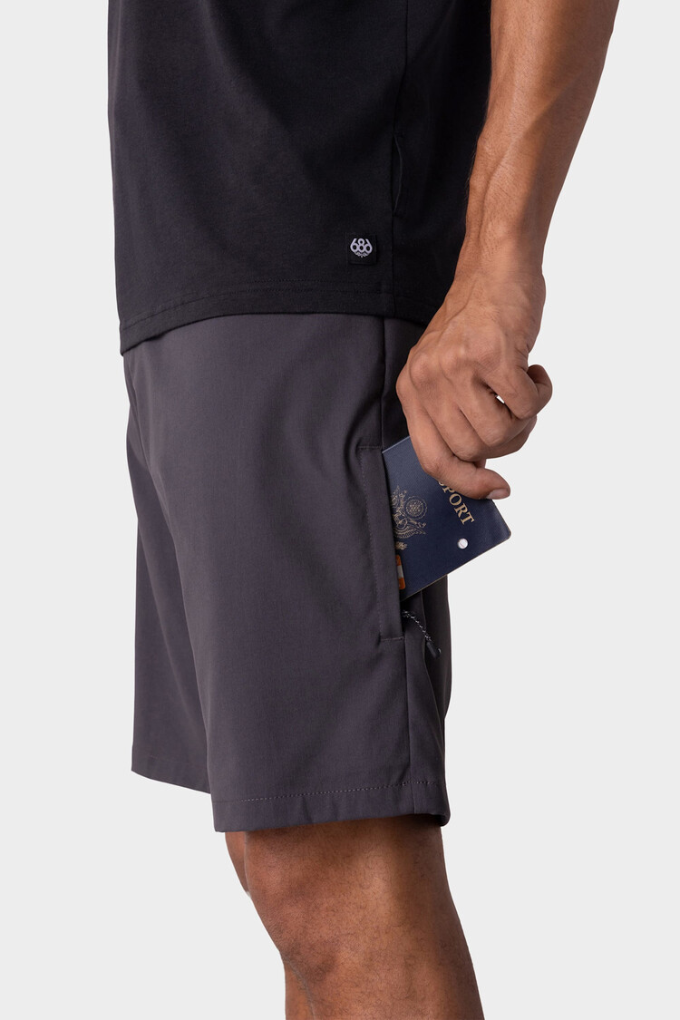 686 686 Everywhere 11 Short Relax (Mens) | Charcoal