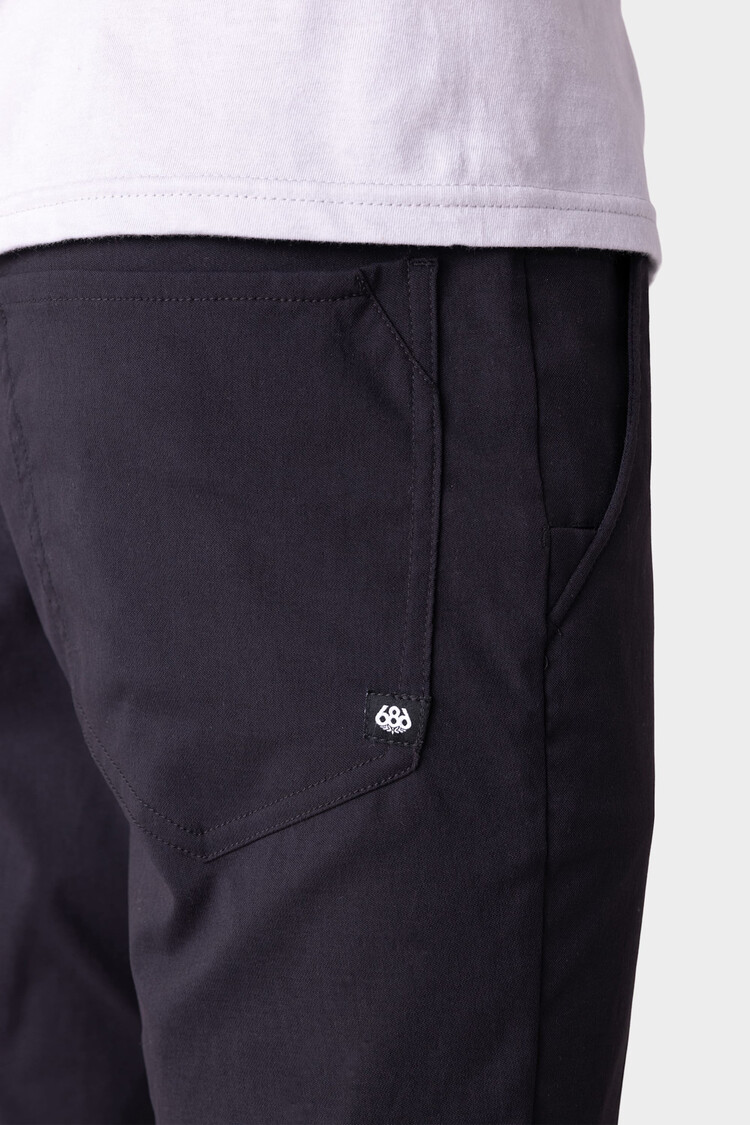 686 686 Everywhere Pant Slim (Mens) | Black