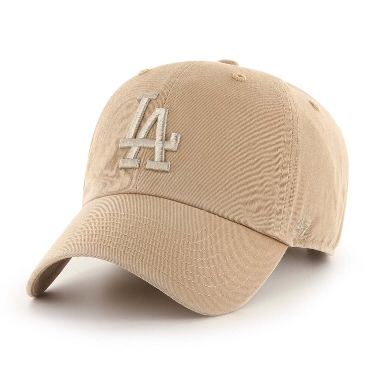 47 47 Mlb Clean Up Cap All Khaki | Los Angeles Dodgers