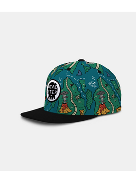 Headster Kids Headster Treasure Map Snapback | Teal Steal