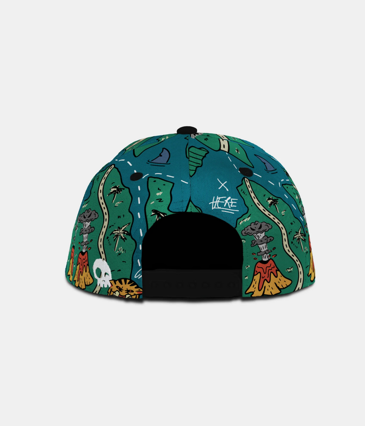 Headster Kids Headster Treasure Map Snapback | Teal Steal
