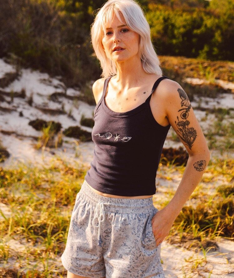 Jetty Jetty Dune Cotton Short (Womens) | Blue
