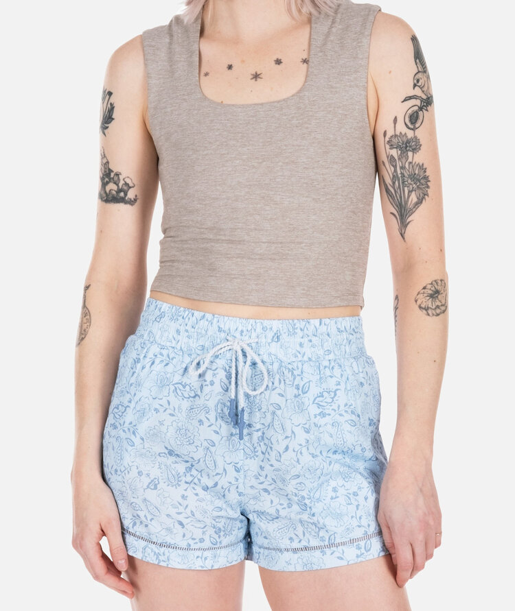 Jetty Jetty Dune Cotton Short (Womens) | Blue
