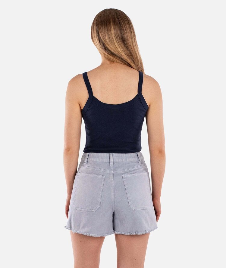 Jetty Jetty Coquille Crop Tank (Womens) | Navy