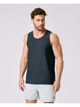 Vuori Vuori Strato Tech Tank (Mens) | Charcoal Heather