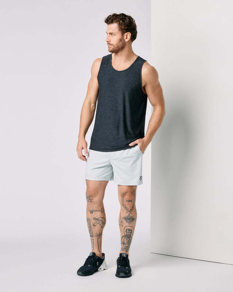 Vuori Vuori Strato Tech Tank (Mens) | Charcoal Heather