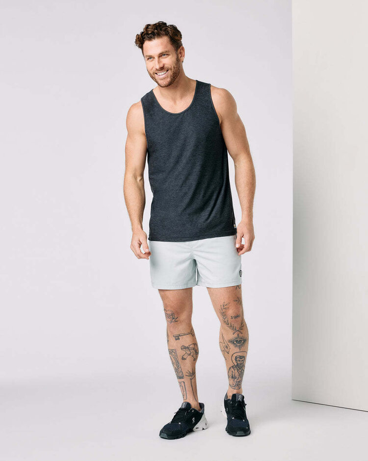 Vuori Vuori Strato Tech Tank (Mens) | Charcoal Heather