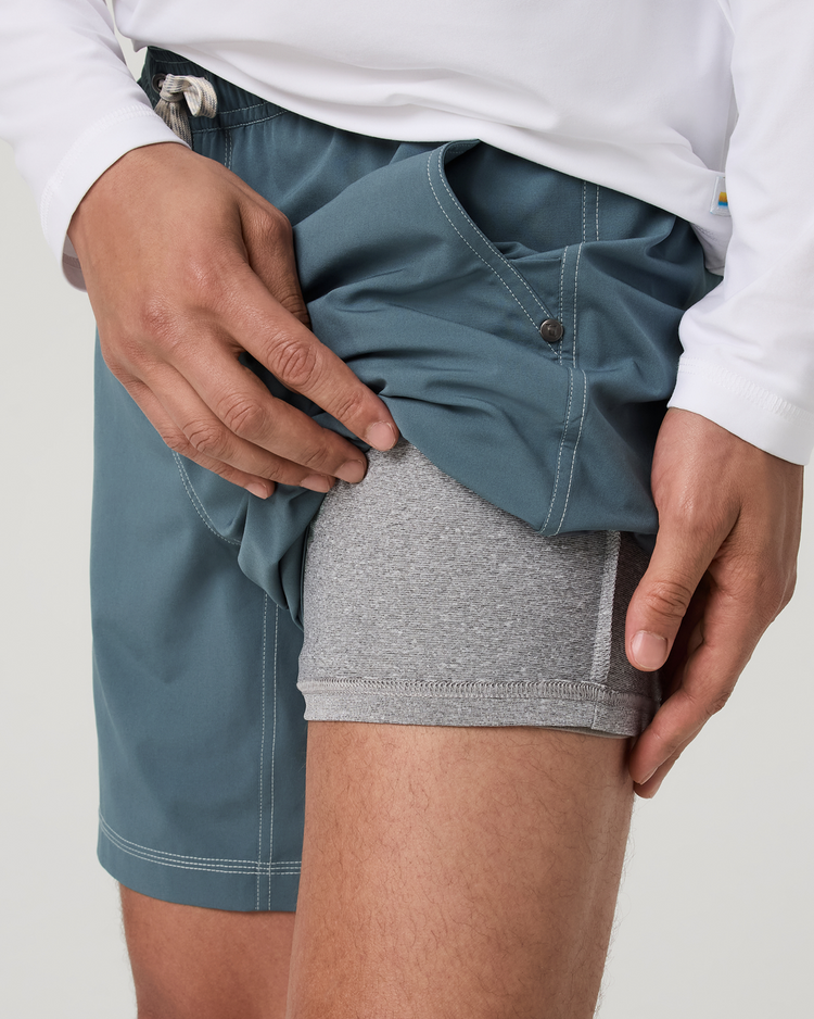 Vuori Vuori Kore Short Lined 7" (Mens) | Blue Sea