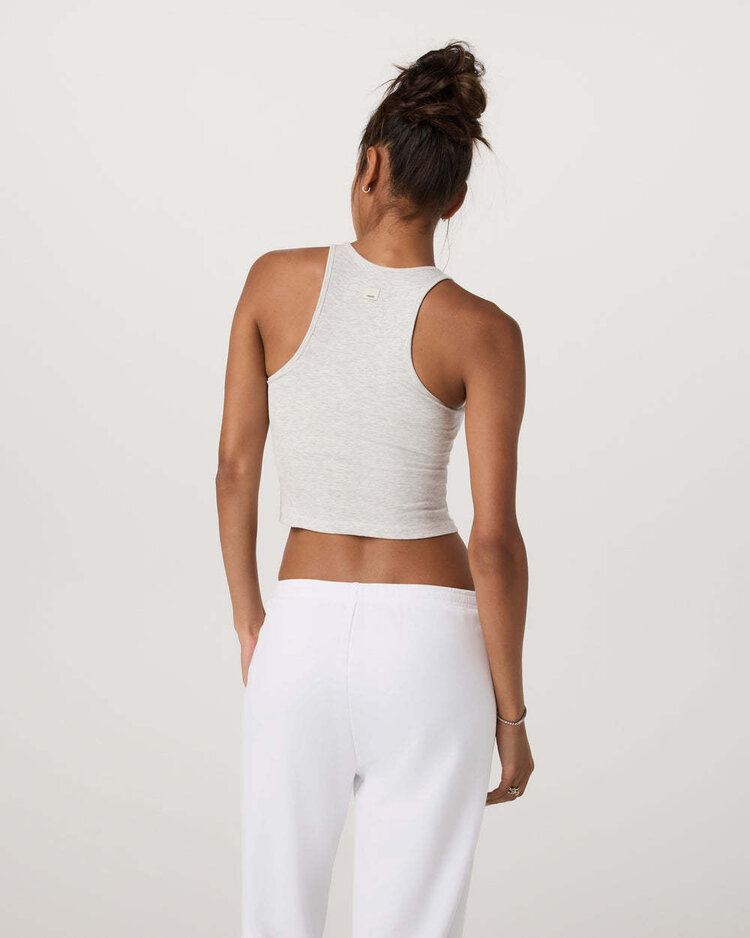 Vuori Vuori Pose Plyo Tank (Womens) | White Heather Grey