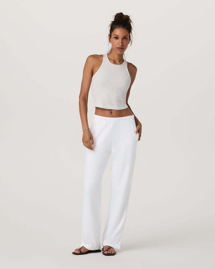 Vuori Vuori Pose Plyo Tank (Womens) | White Heather Grey