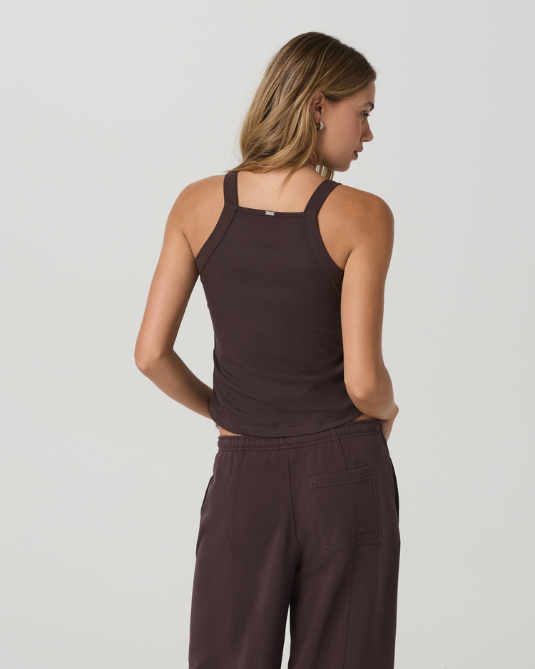 Vuori Vuori Pose Cooper Tank (Womens) | French Roast
