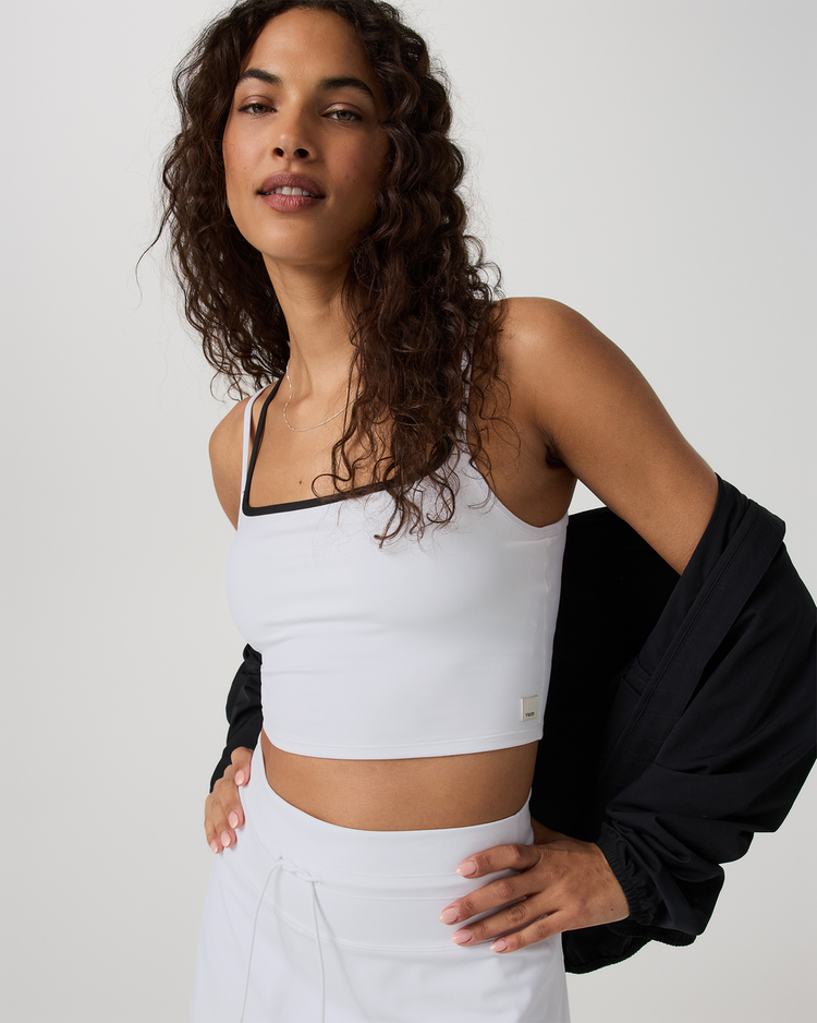 Vuori Vuori Daily Layered Tank (Womens) | White