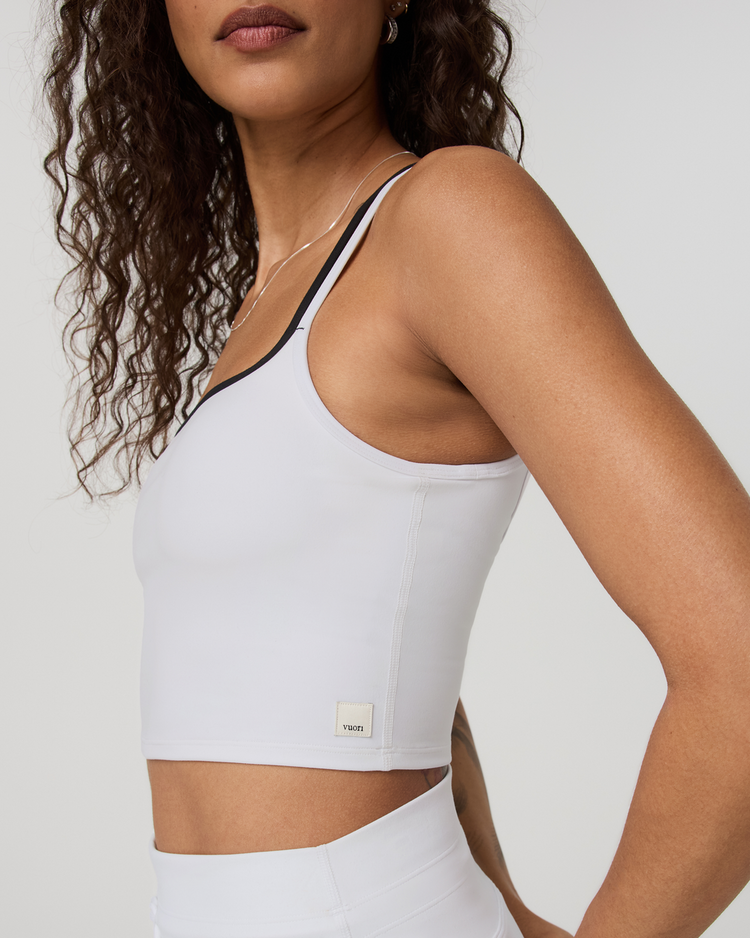 Vuori Vuori Daily Layered Tank (Womens) | White
