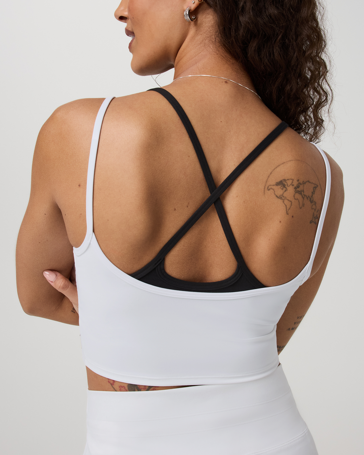 Vuori Vuori Daily Layered Tank (Womens) | White
