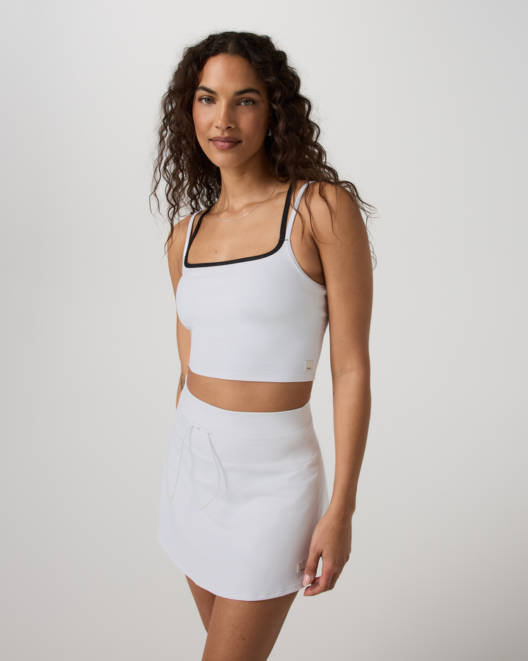 Vuori Vuori Daily Layered Tank (Womens) | White