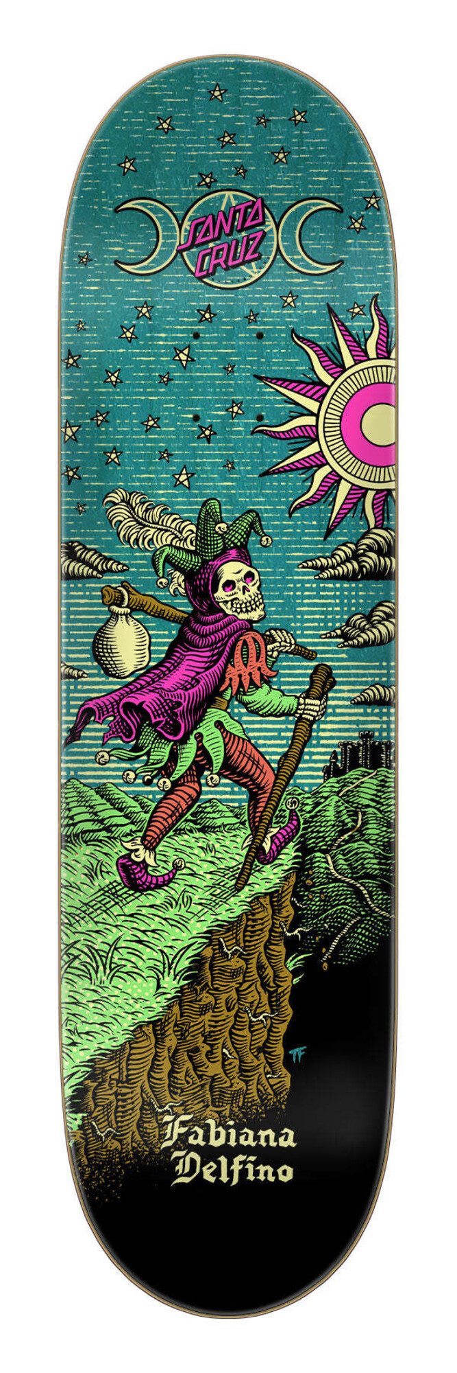 Santa Cruz Santa Cruz Feelbase Deck | Delfino Tarot Remix