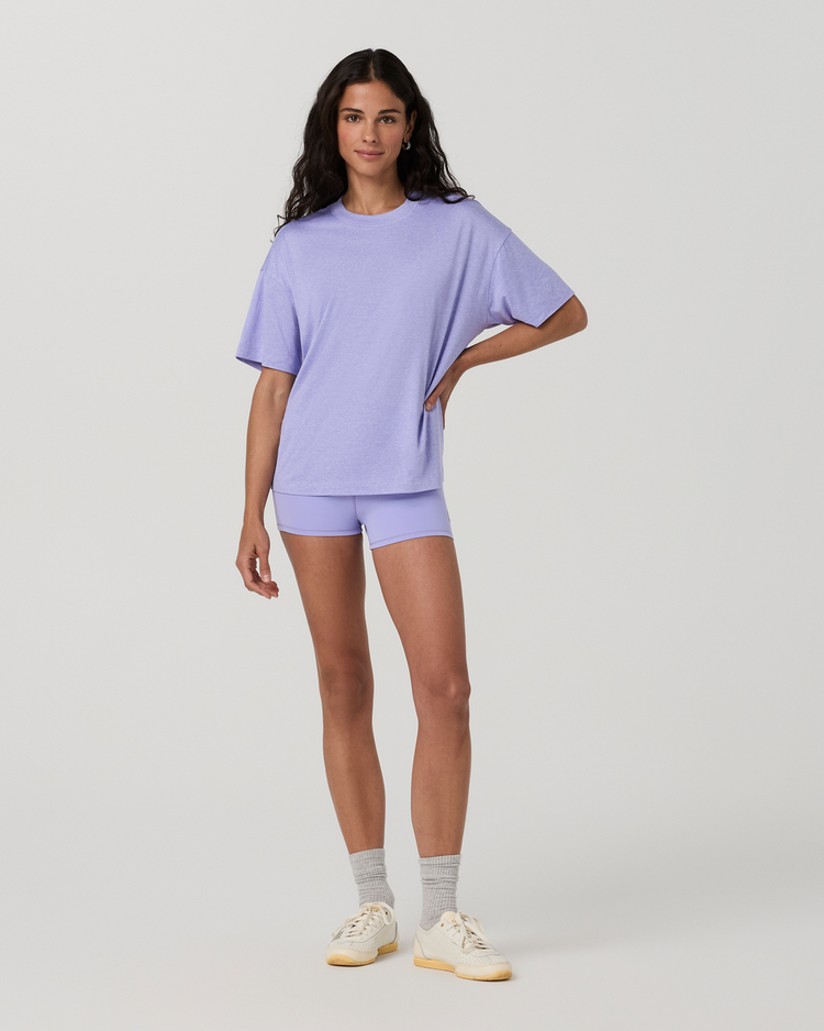 Vuori Vuori Energy Tee Long (Womens) | Hyacinth Htr
