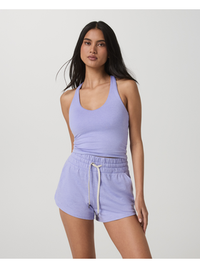 Vuori Vuori Halo Performance Crop Tank 2.0 (Womens) | Hyacinth Htr