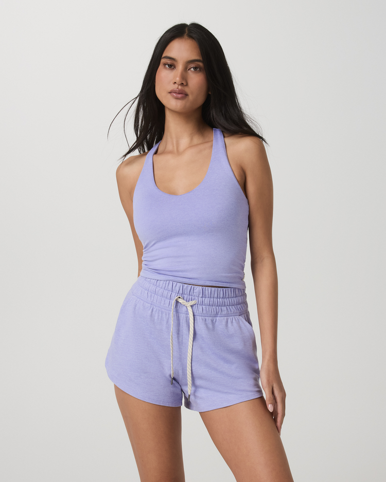 Vuori Vuori Halo Performance Crop Tank 2.0 (Womens) | Hyacinth Htr
