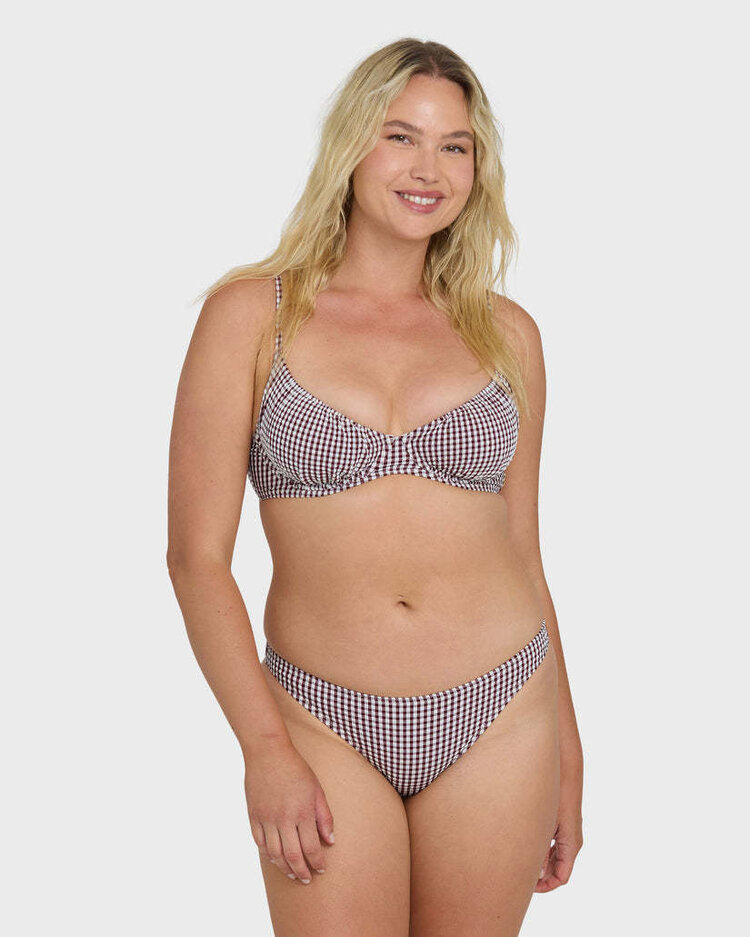 Billabong Billabong Mini Wave Check Tropic (Womens) | Red Dahlia