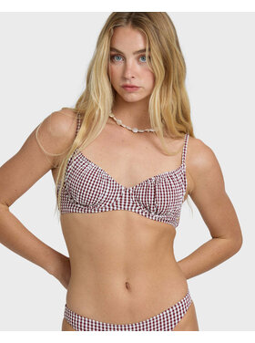 Billabong Billabong Mini Wave Check Char Uwire (Womens) | Red Dahlia