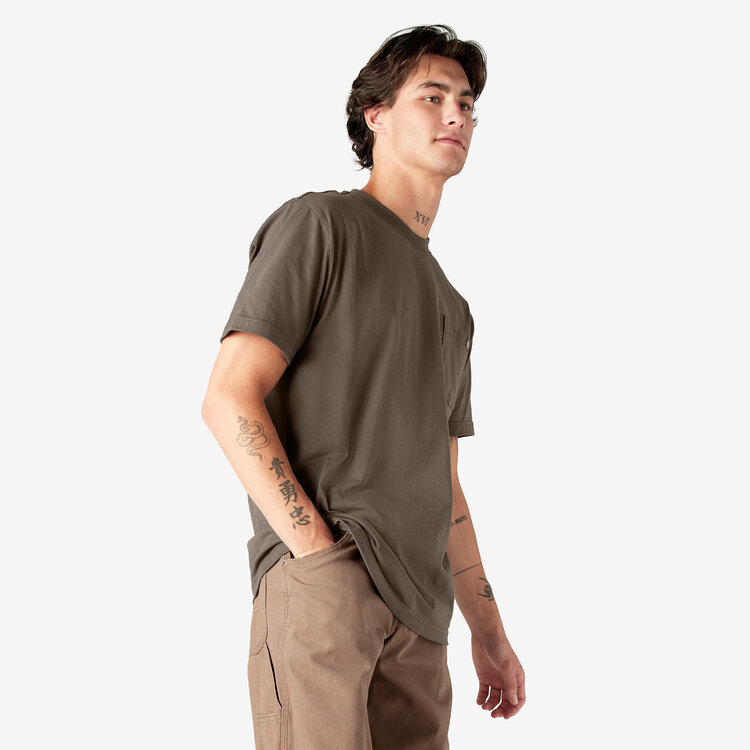 Dickies Dickies S/S Heavyweight Pocket Tee (Mens) | Chocolate Brown