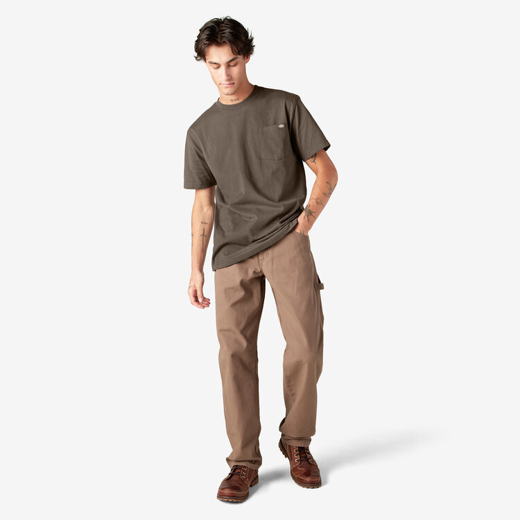 Dickies Dickies S/S Heavyweight Pocket Tee (Mens) | Chocolate Brown