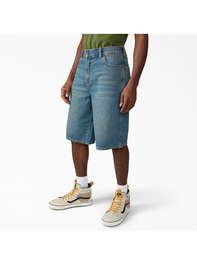 Dickies Dickies 958 13" Loose Short Jeans (Mens) | Khaki Tinted Blue