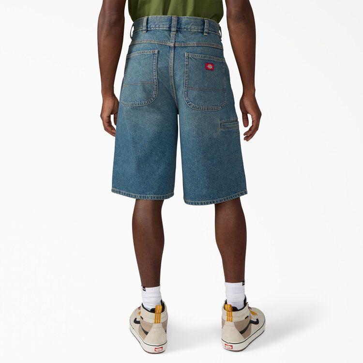 Dickies Dickies 958 13" Loose Short Jeans (Mens) | Khaki Tinted Blue