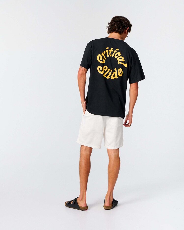 Critical Slide Society Critical Slide Critical Spiral Tee (Mens) | Vintage Black