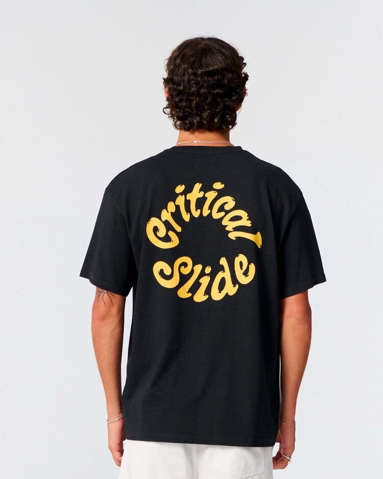 Critical Slide Society Critical Slide Critical Spiral Tee (Mens) | Vintage Black