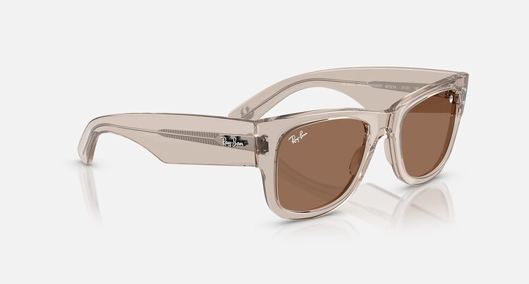 Ray Ban Ray Ban Mega Wayfarer Trans Light Brown | Light Violet