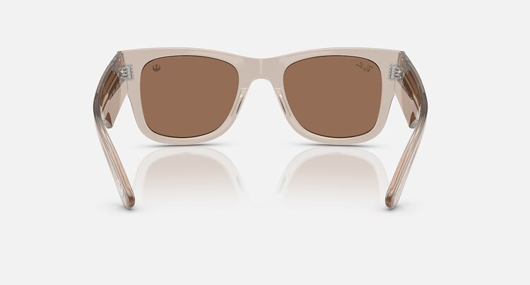 Ray Ban Ray Ban Mega Wayfarer Trans Light Brown | Light Violet