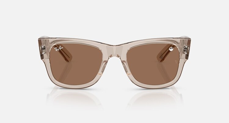 Ray Ban Ray Ban Mega Wayfarer Trans Light Brown | Light Violet