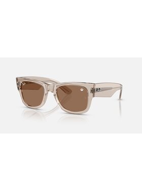Ray Ban Ray Ban Mega Wayfarer Trans Light Brown | Light Violet