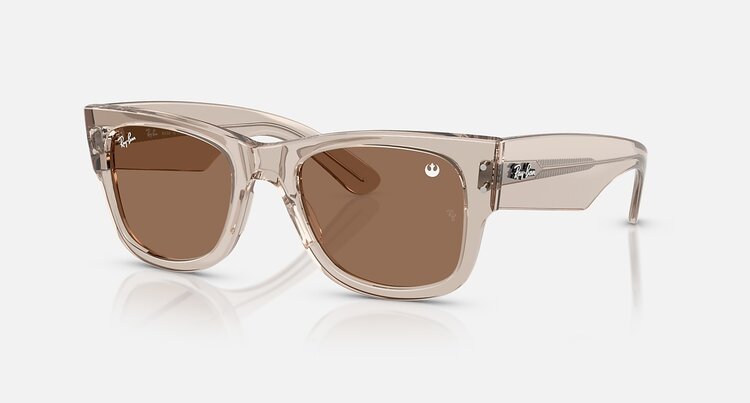 Ray Ban Ray Ban Mega Wayfarer Trans Light Brown | Light Violet