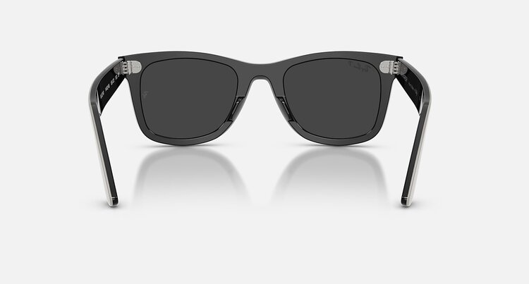 Ray Ban Ray Ban Wayfarer Grey On Black | Black Polarized