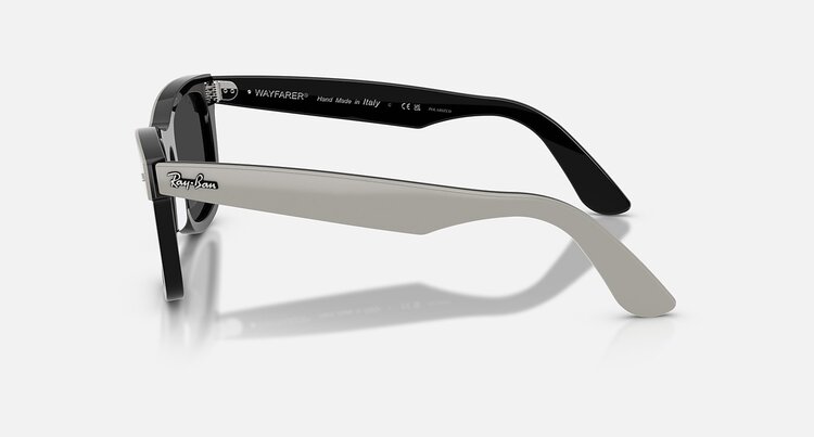 Ray Ban Ray Ban Wayfarer Grey On Black | Black Polarized