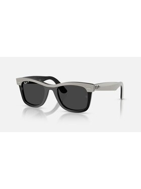 Ray Ban Ray Ban Wayfarer Grey On Black | Black Polarized