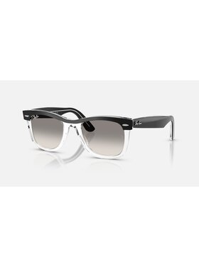 Ray Ban Ray Ban Wayfarer Black On Trans Clear | Gradient Grey