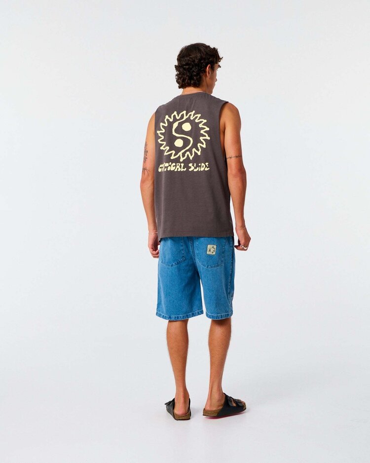 Critical Slide Society Critical Slide Yin Yang Muscle Tee (Mens) | Phantom